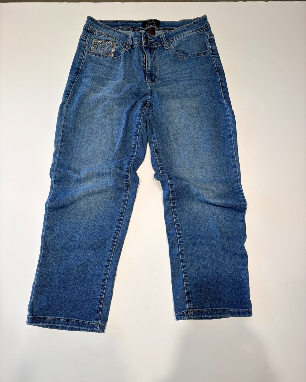 Earl Jeans Bootcut Denim Jeans Size 8 Y2K Embroidered Pockets